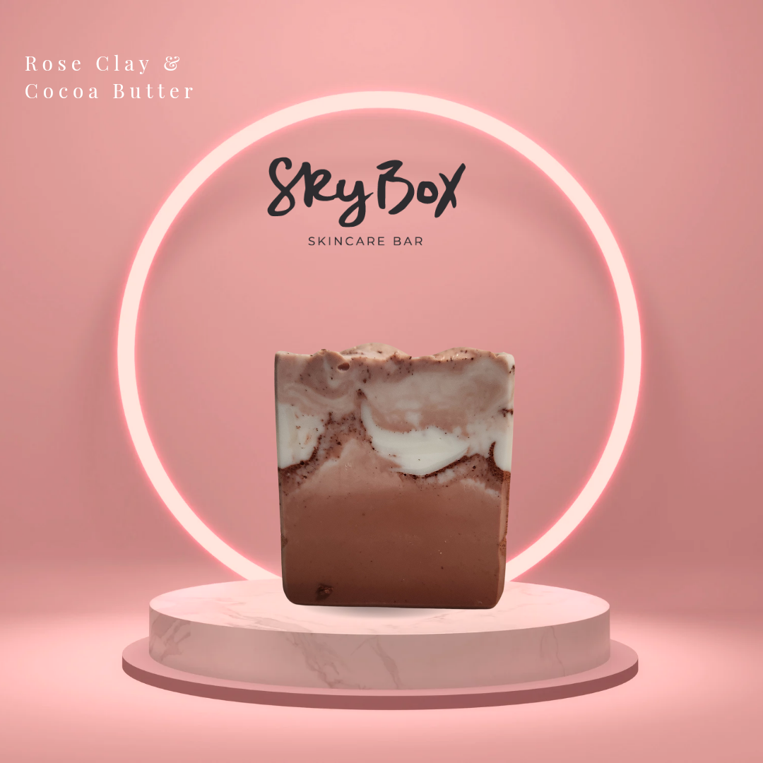 Rose Clay & Cocoa Butter Bar Soap ๐น๐ซ