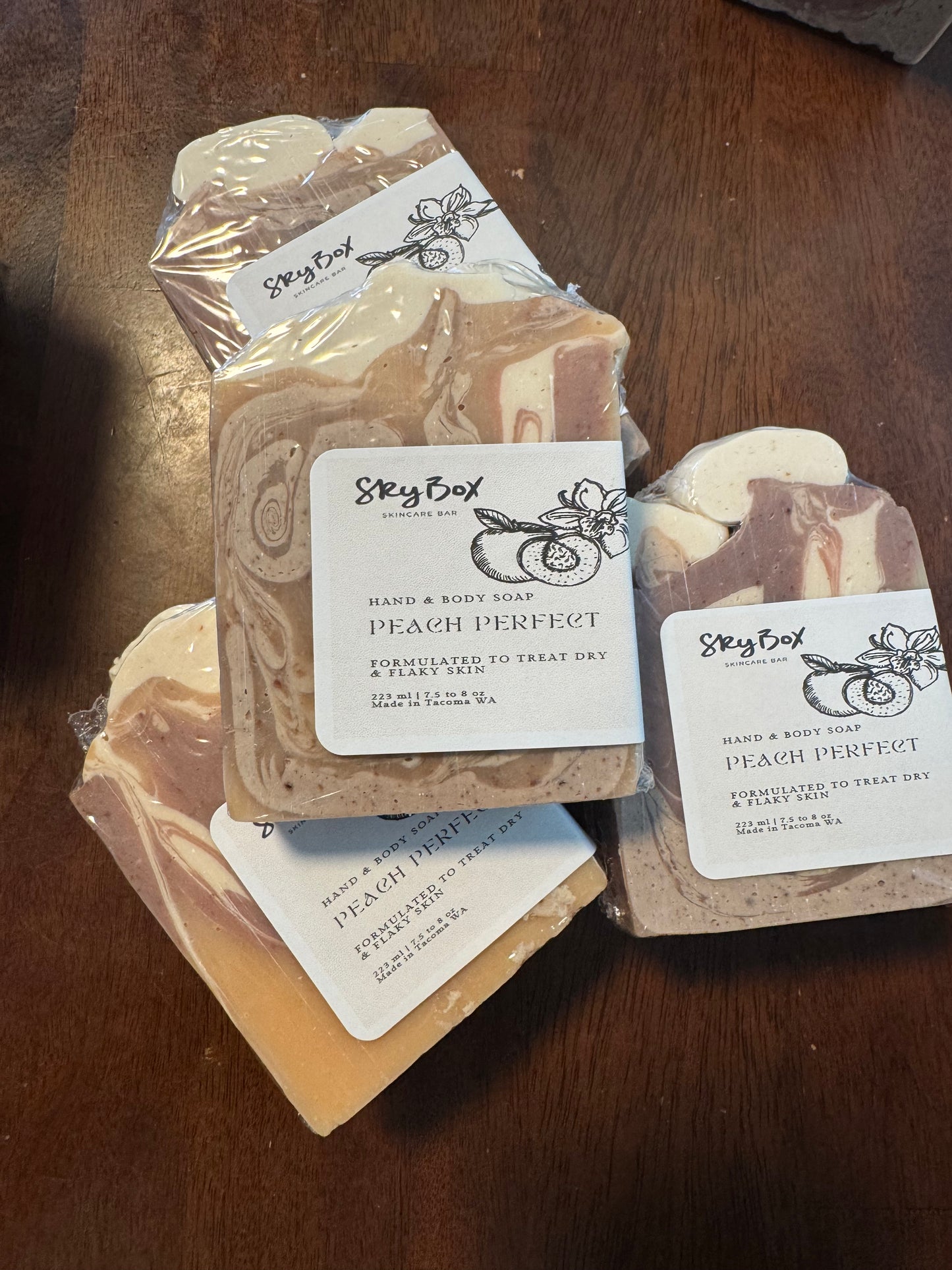 Peach Perfect Goat’s Milk Bar Soap 🍑✨