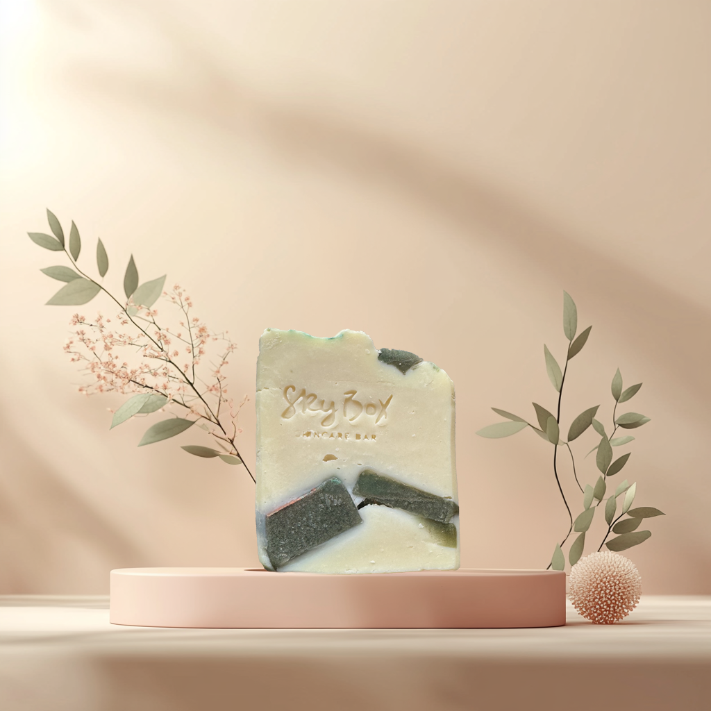 Green Tea & Aloe Vera Vegan Bar Soap 🌿🌼