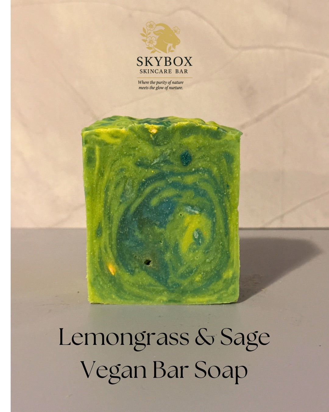 Lemongrass & Sage Vegan Bar Soap