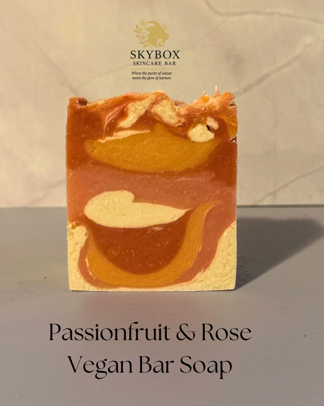 Passionfruit & Rose Vegan Bar Soap