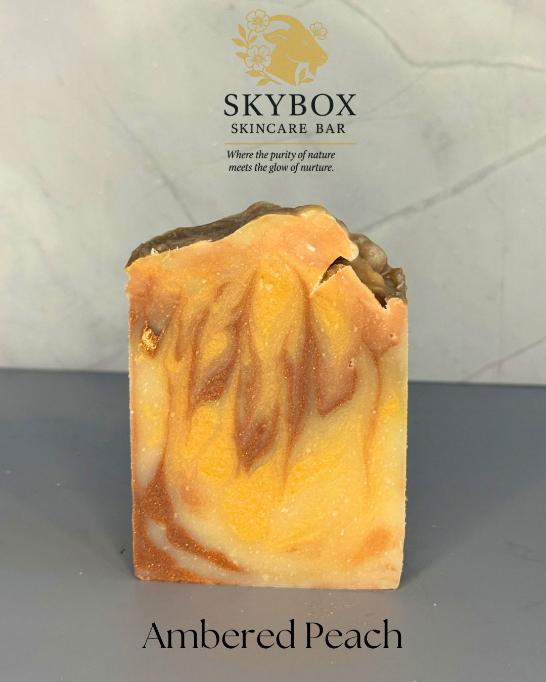 Ambered Peach Goat's Milk Soap