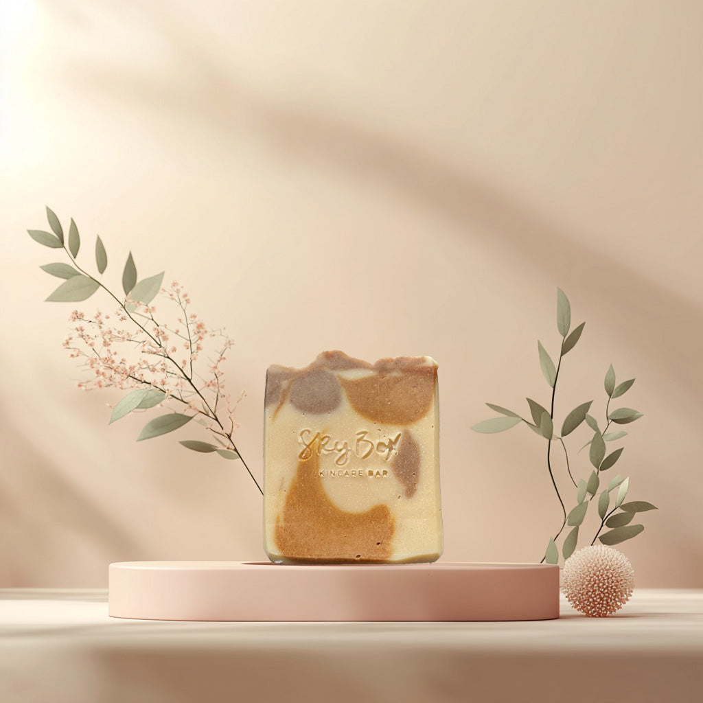 Turmeric, Lemon, & Aloe Goat's Milk Bar Soap ๐ผ๐