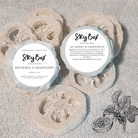 Mulberry & Grapefruit Loofah Soap 🍇🍊