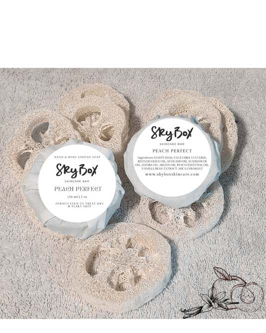 Peach Perfect Loofah Soap 🍑✨