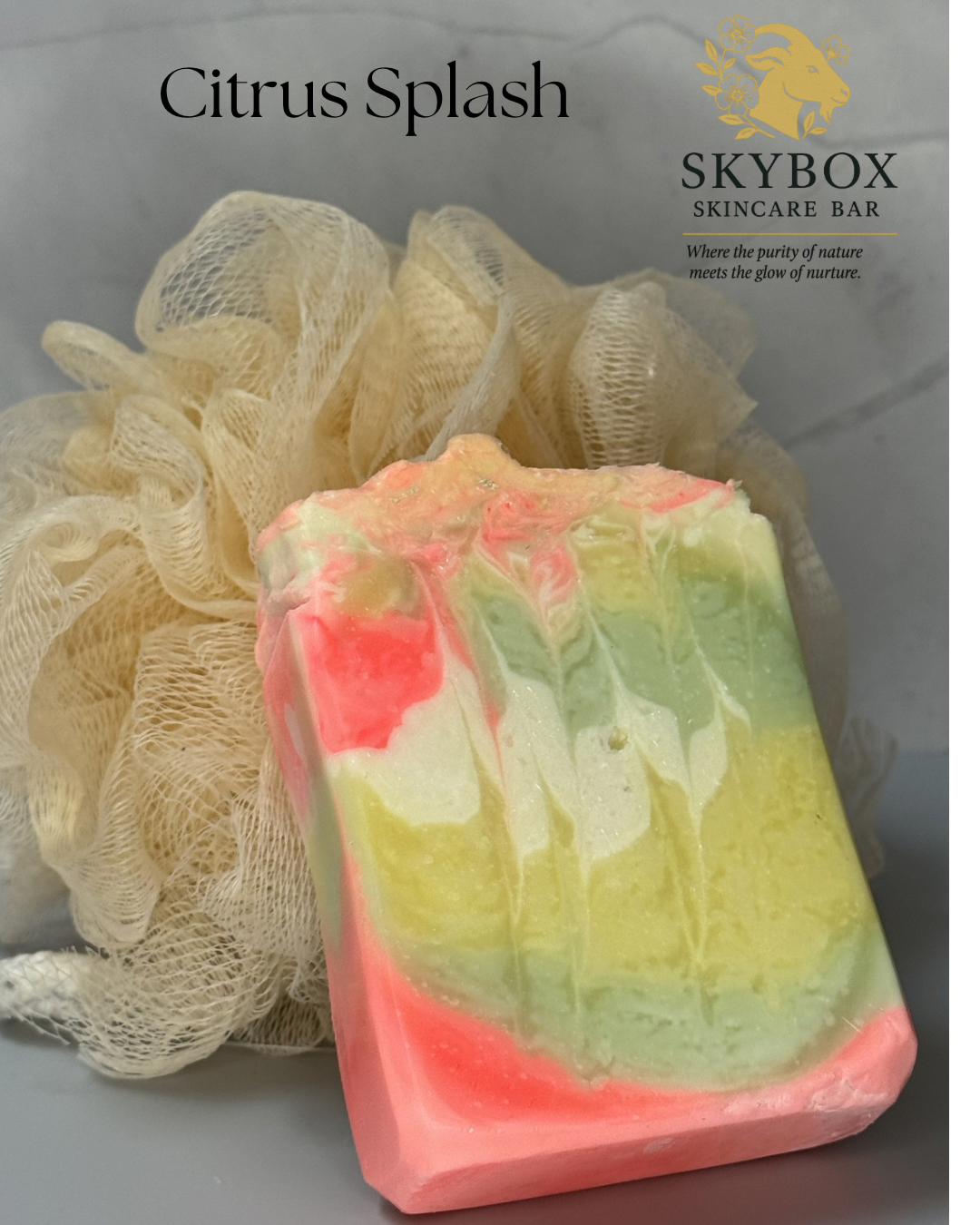 Citrus Splash Goat’s Milk Bar Soap