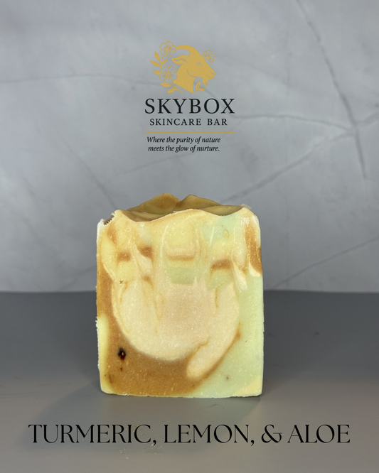 Turmeric, Lemon, & Aloe Goat's Milk Bar Soap 🌼🍋