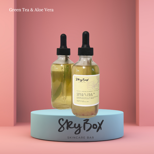Green Tea & Aloe Vera Infused Oil 🌿🍃